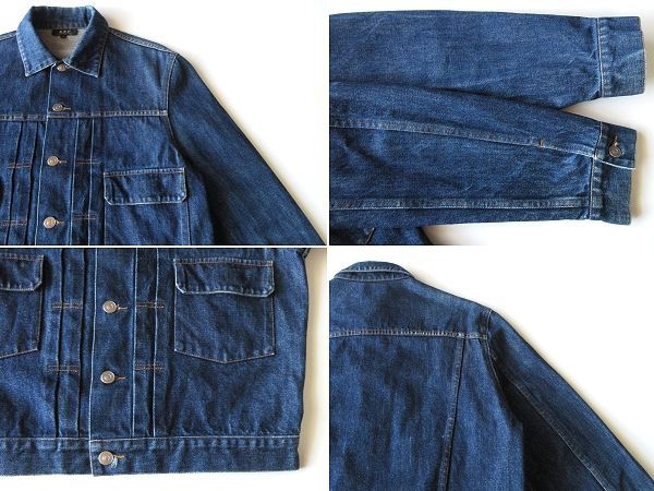 希少 ビッグサイズ 00's APC リーバイス 2nd デニム ジャケット LEVIS / リーバイス 50s〜 507XX 両面タブ 2nd セカンドデニム