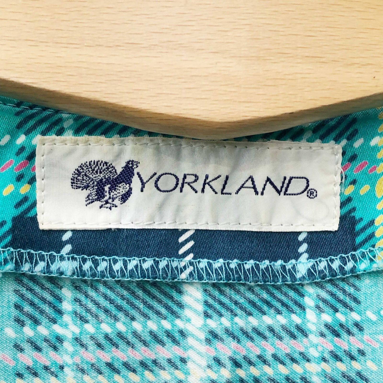 YORKLAND ヨーク ランド コットン チェック シャツ ワンピース