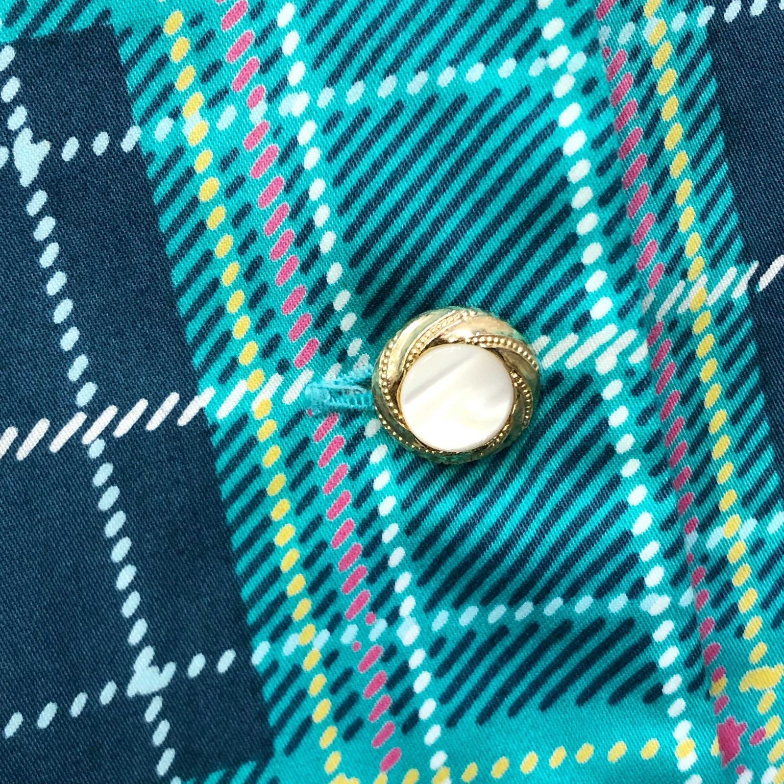 YORKLAND ヨーク ランド コットン チェック シャツ ワンピース