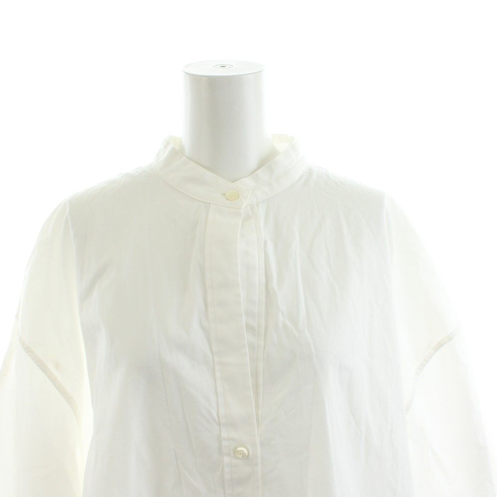 ウィムガゼット Whim Gazette 23SS 刺繍チュニックシャツ 7分袖 F 白