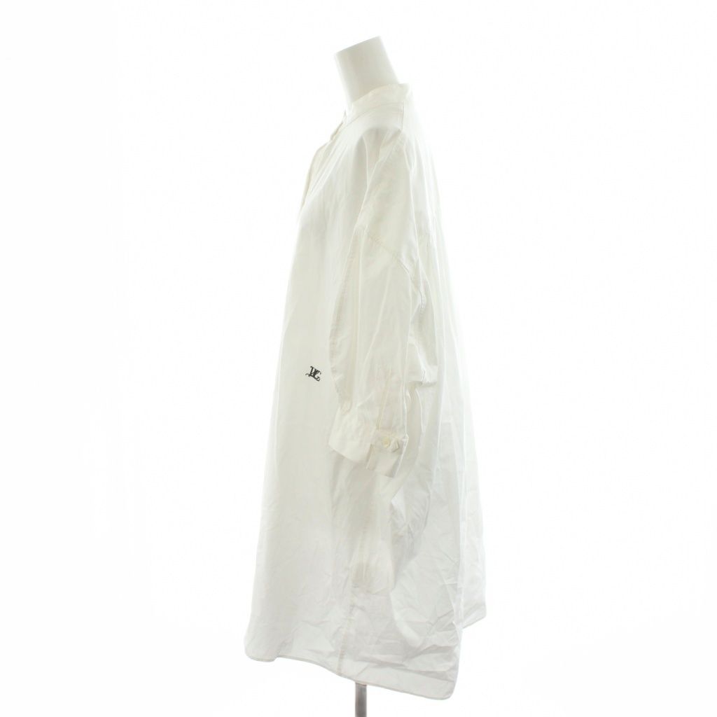 ウィムガゼット Whim Gazette 23SS 刺繍チュニックシャツ 7分袖 F 白