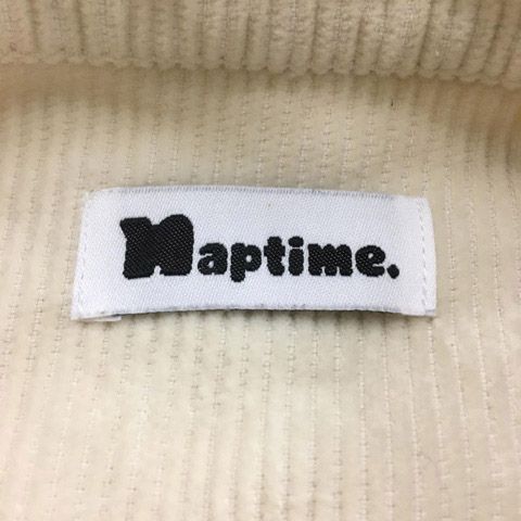 ナップタイム Naptime ワンピース シャツ Iライン ロング 刺繍 ロゴ
