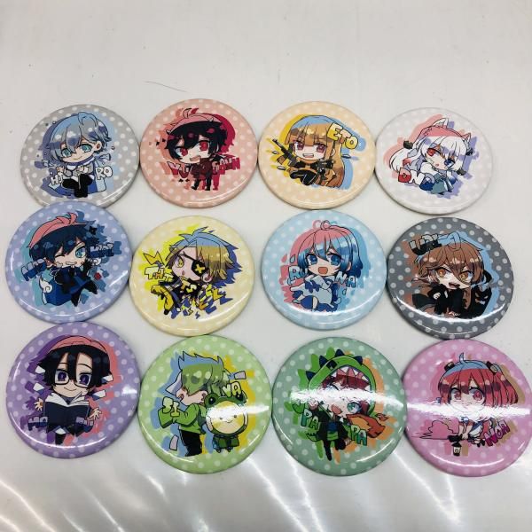 中古】ジャンク)12種セット カラフルピーチ 初期ビジュ缶バッジ ゆあ
