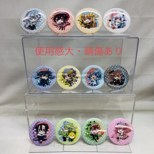 【】ジャンク)１２種セット カラフルピーチ 初期ビジュ缶バッジ ゆあん どぬく えと るな 他[22]