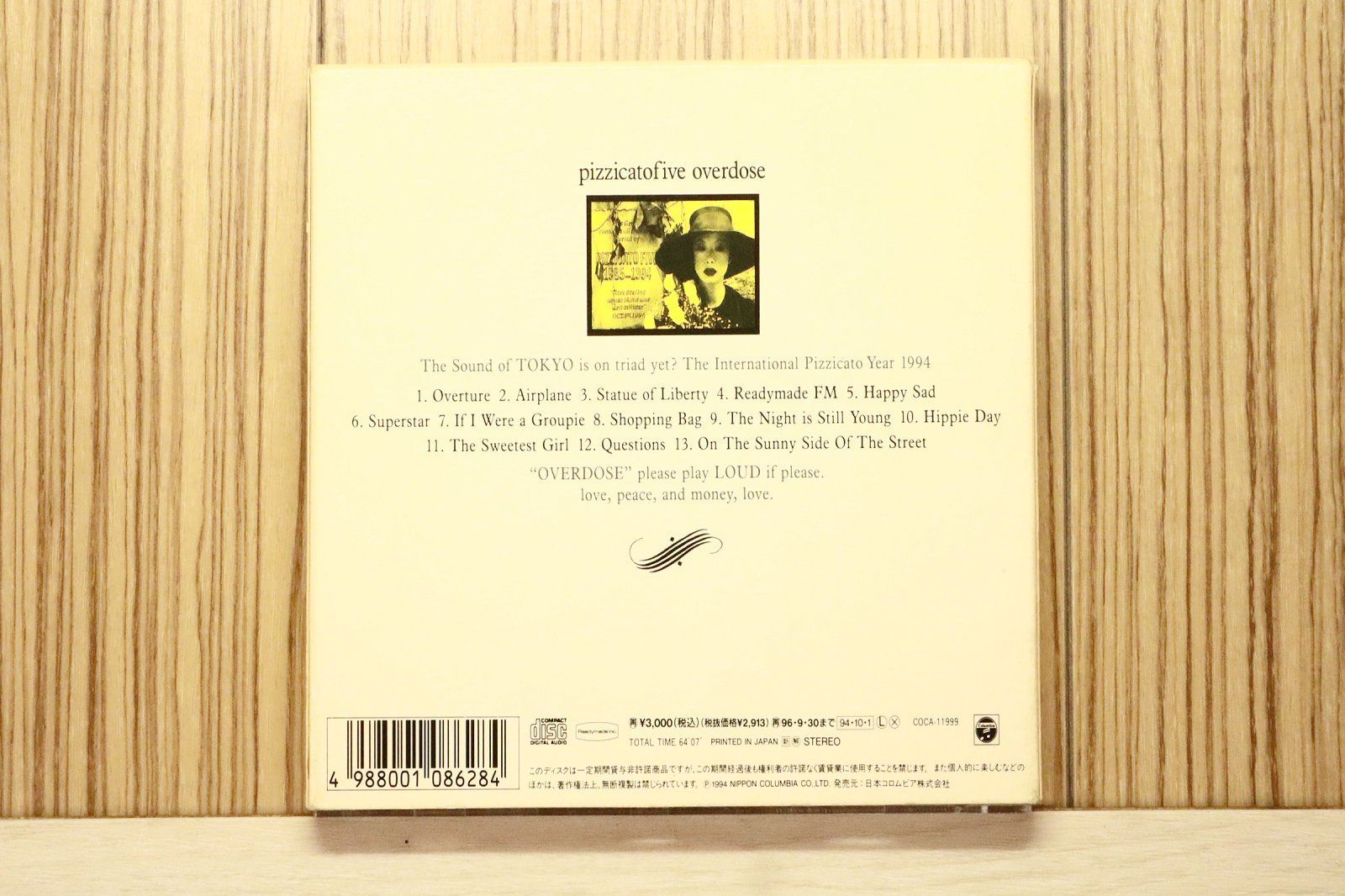 国内盤CD☆ピチカート・ファイヴ/PIZZICATO FIVE□ OVERDOSE