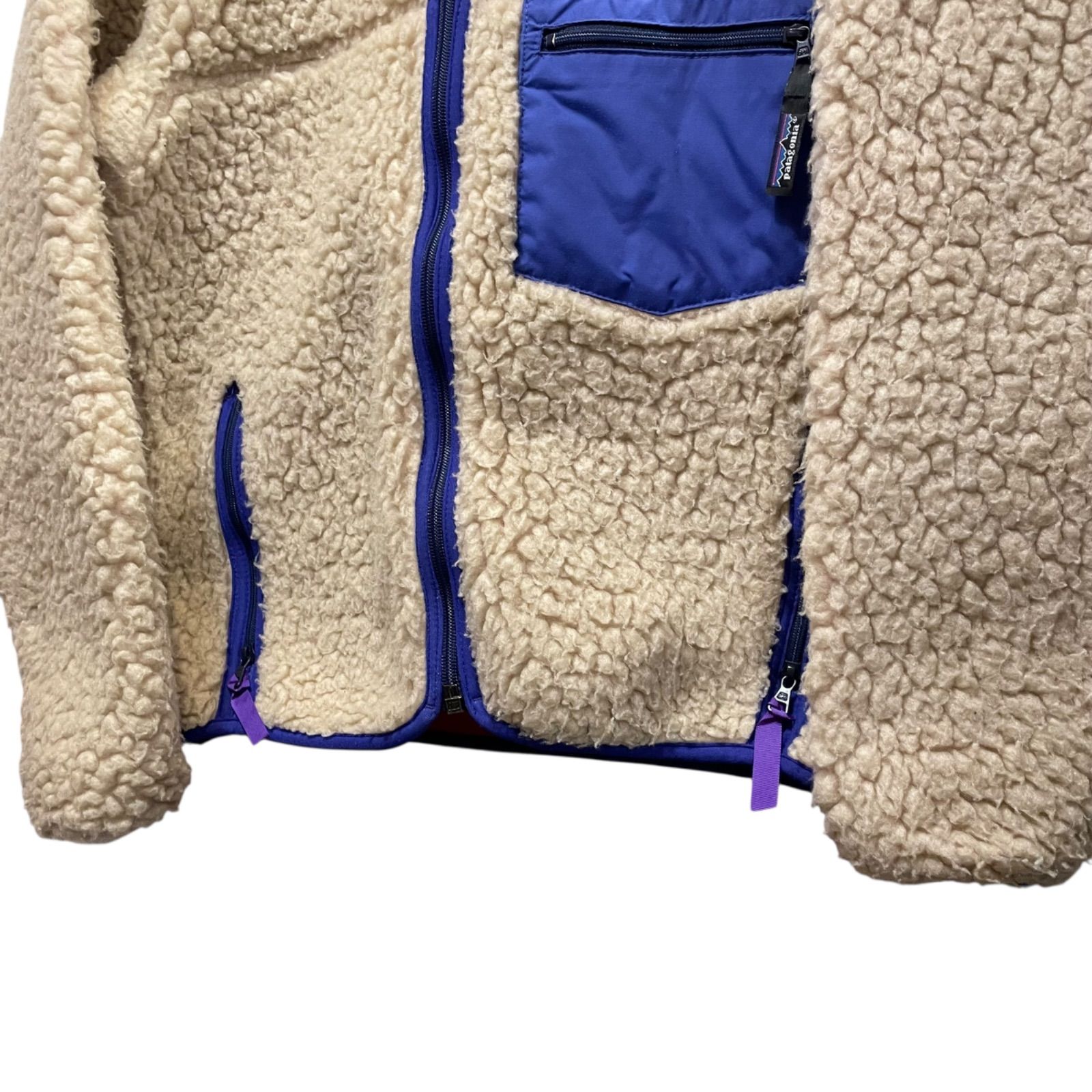 89s patagonia Retro Pile Cardigan ナチュラル S相当 パタゴニア