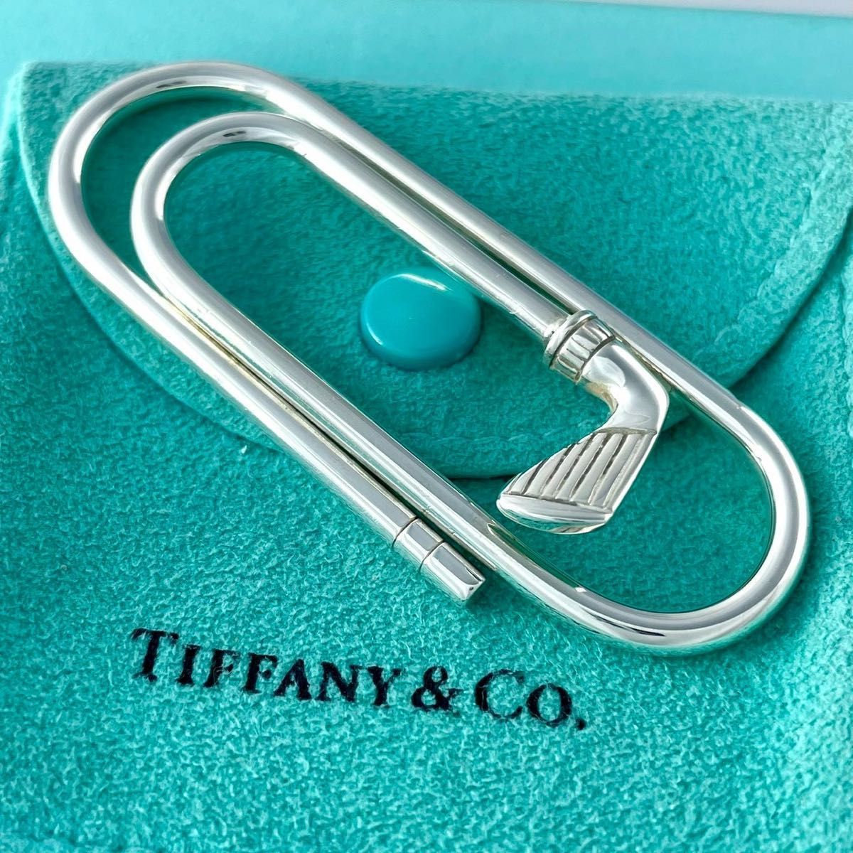 TIFFANY　ティファニー　マネークリップ　ゴルフクラブ型　シルバー925 TIFFANY ティファニー マネークリップ ゴルフクラブ型 シルバー
