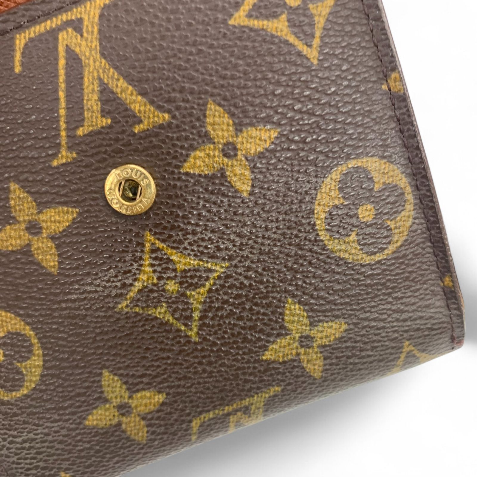 LOUIS VUITTON ルイヴィトン モノグラム 二つ折り財布 ポルトフォイユ