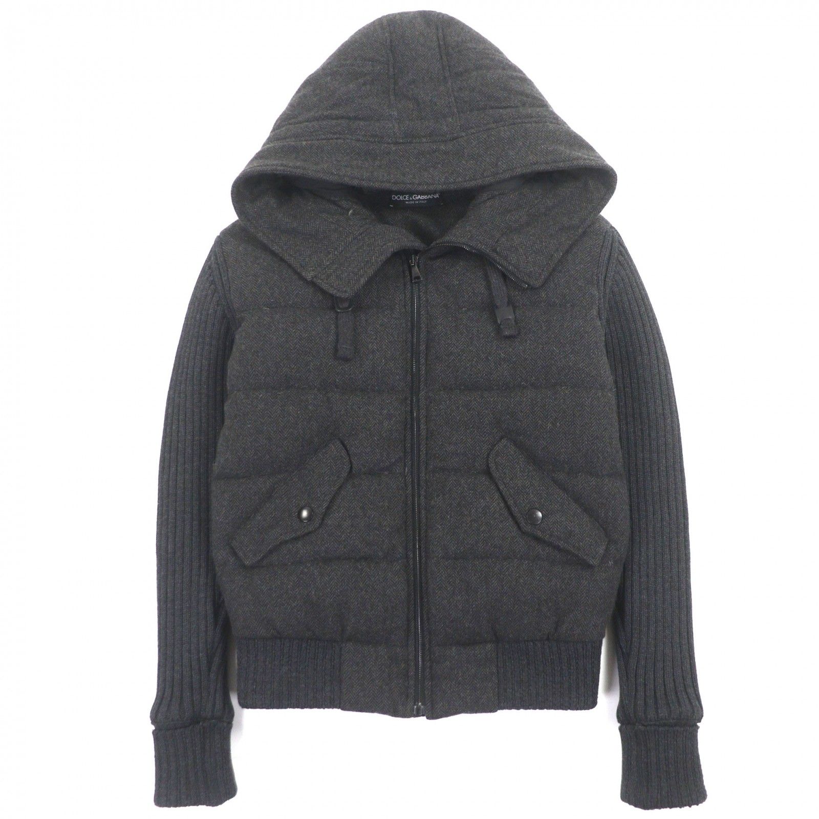 美品▽DOLCE&GABBANA ドルチェ＆ガッバーナ カシミヤ100% 黒タグ