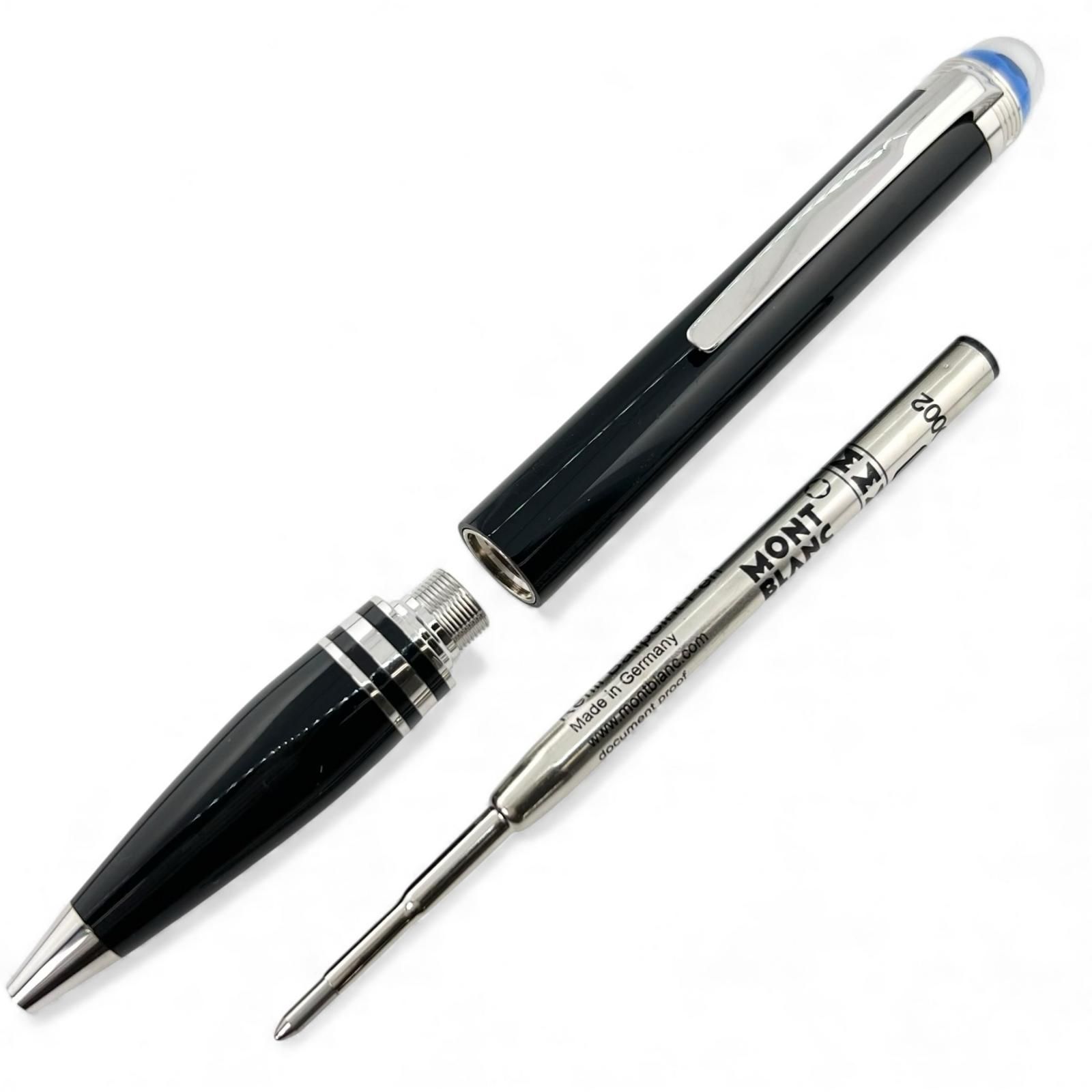 美品△MONTBLANC モンブラン スターウォーカー ブルードーム ホワイト