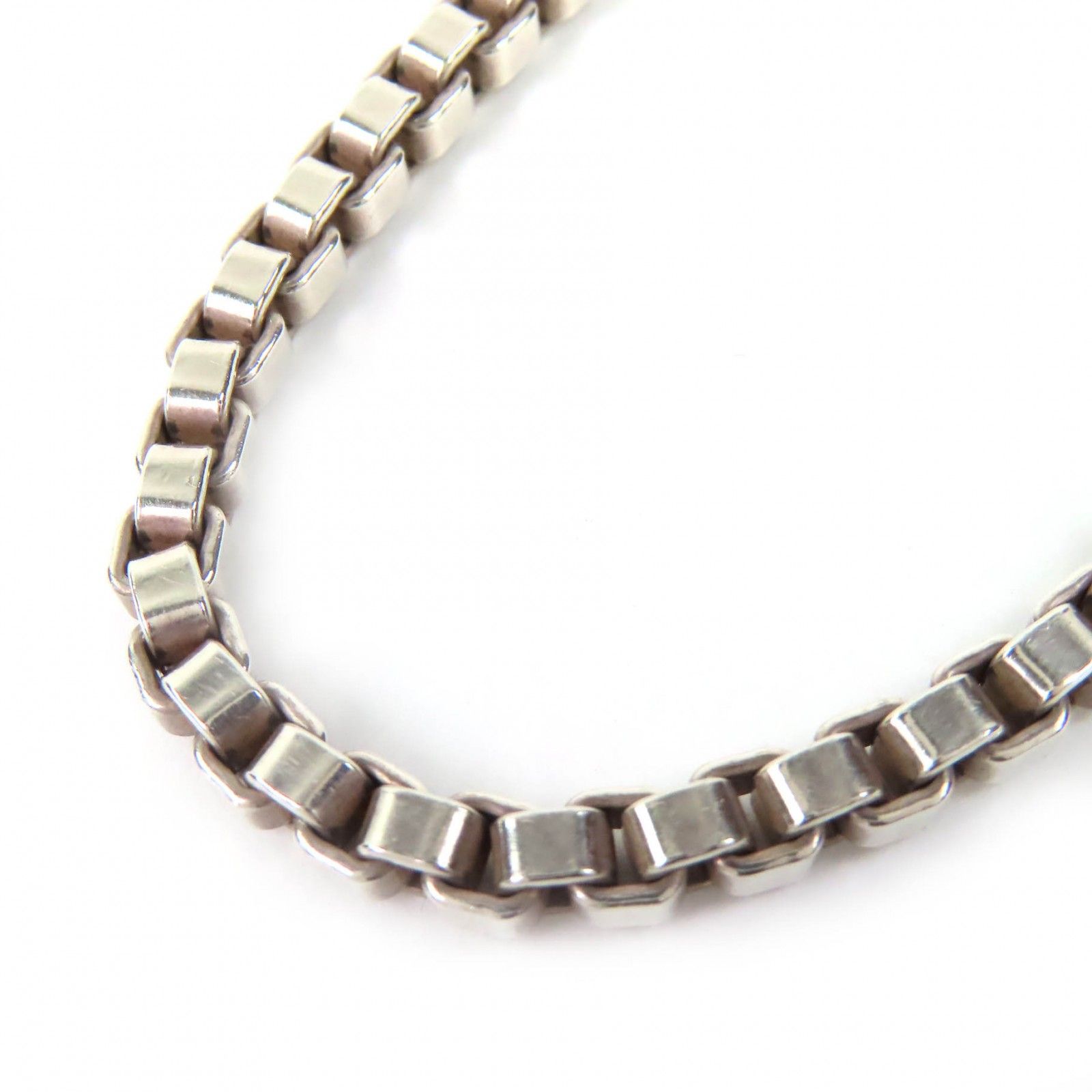 【美品】19cm Tiffany ティファニー ベネチアン ブレスレット 925 TIFFANY&Co. ベネチアンブレスレットsilver925