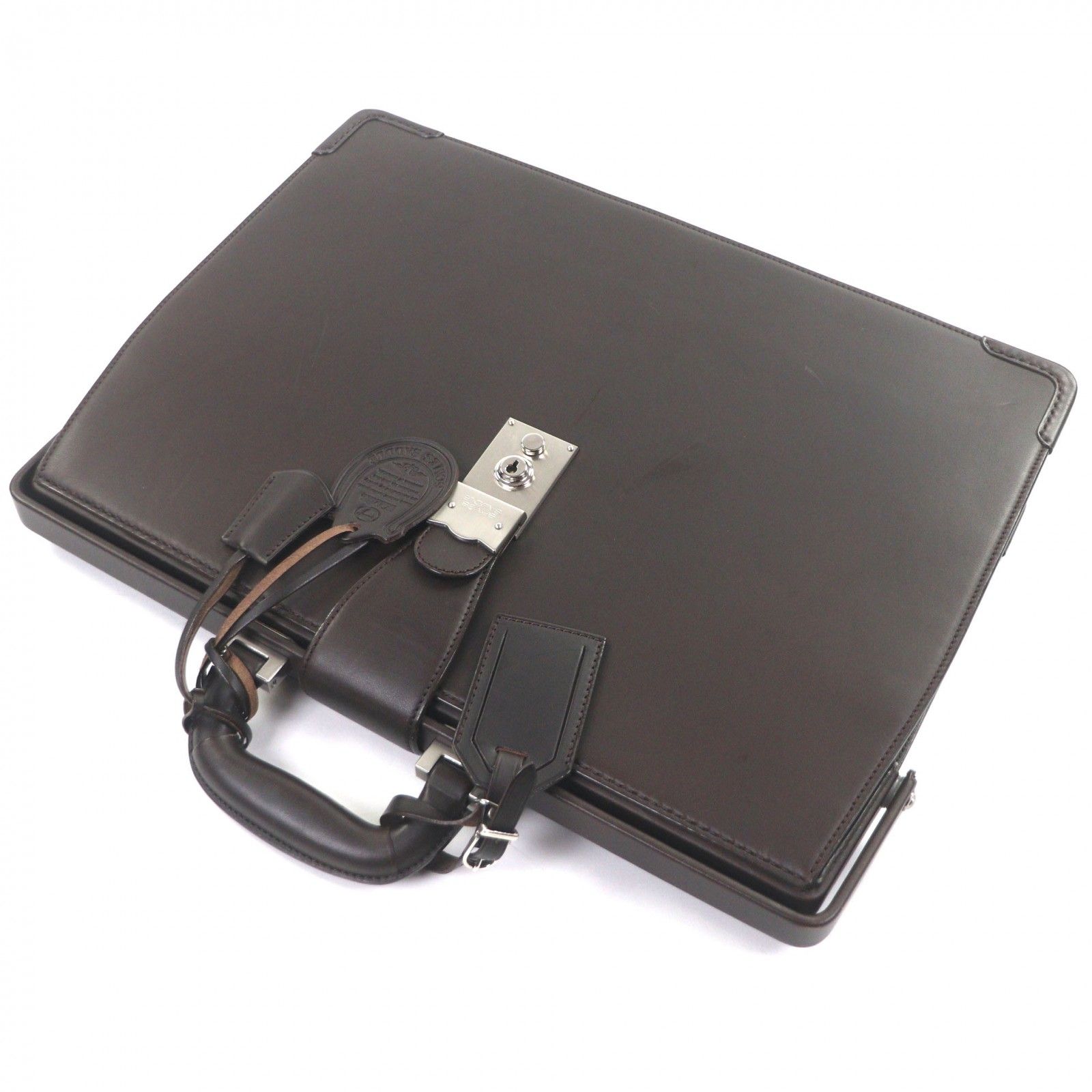 良品▽SOMES SADDLE ソメスサドル エグゼクティブ スリム ダレスバッグ