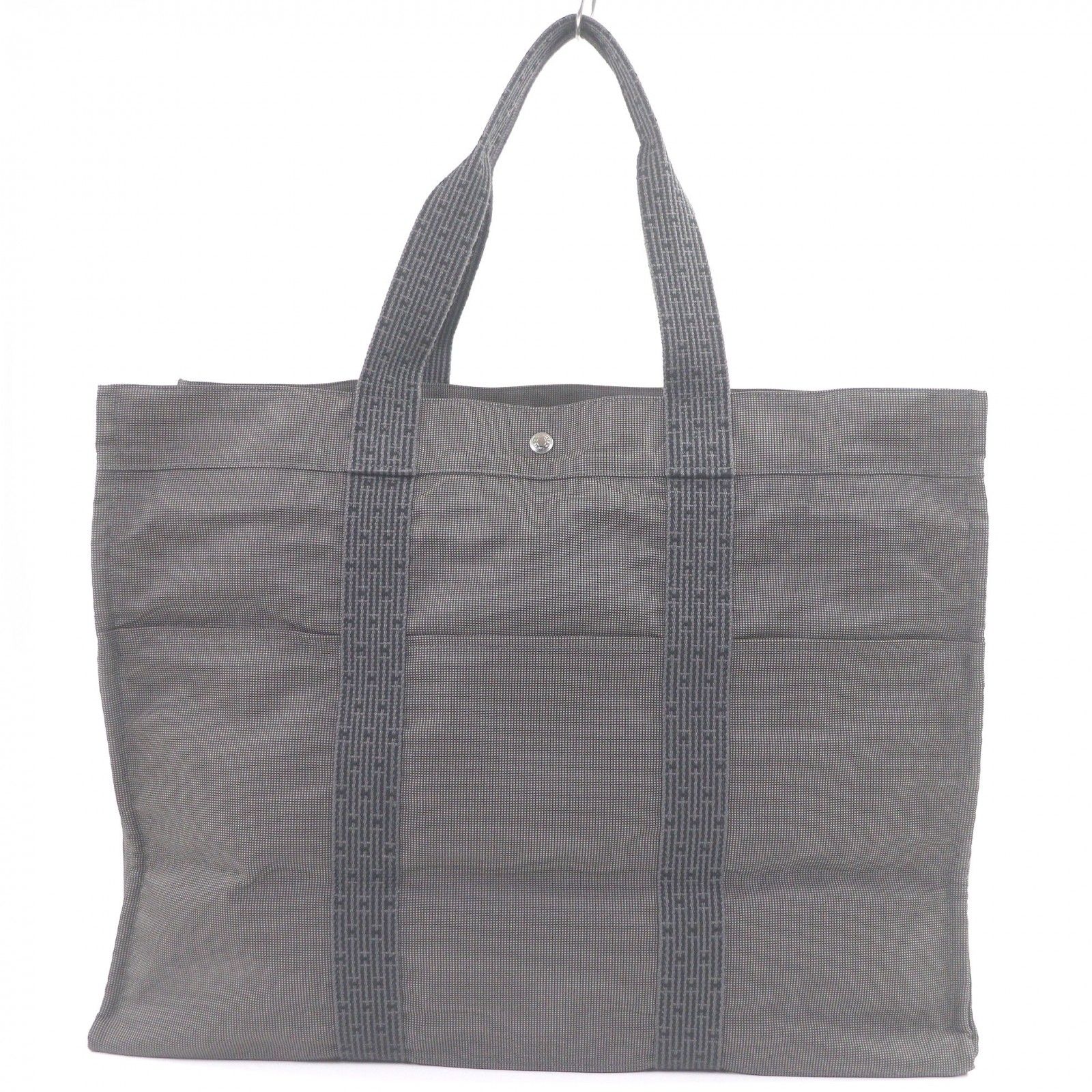 極美品□HERMES エルメス エールライン TGM キャンバス セリエボタン H