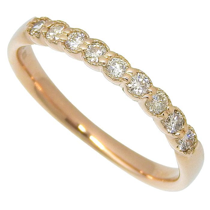 4℃ ヨンドシー デザイン ダイヤ リング K18PG 750 ピンクゴールド