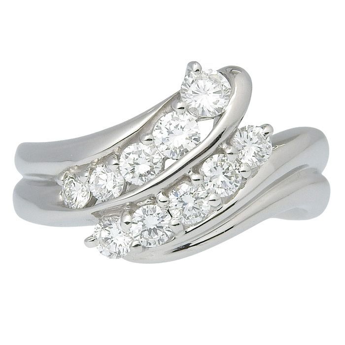 38/美品 モニッケンダム Pt900 ダイヤ0.40ct VS1 リング 指輪 MONNICKENDAM モニッケンダム デザイン ダイヤ リング Pt900 プラチナ