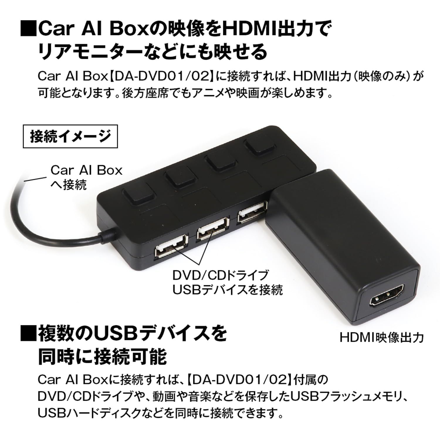MAXWIN(マックスウィン) DA-DVD01 DA-DVD02 対応 HDMI出力アダプター 