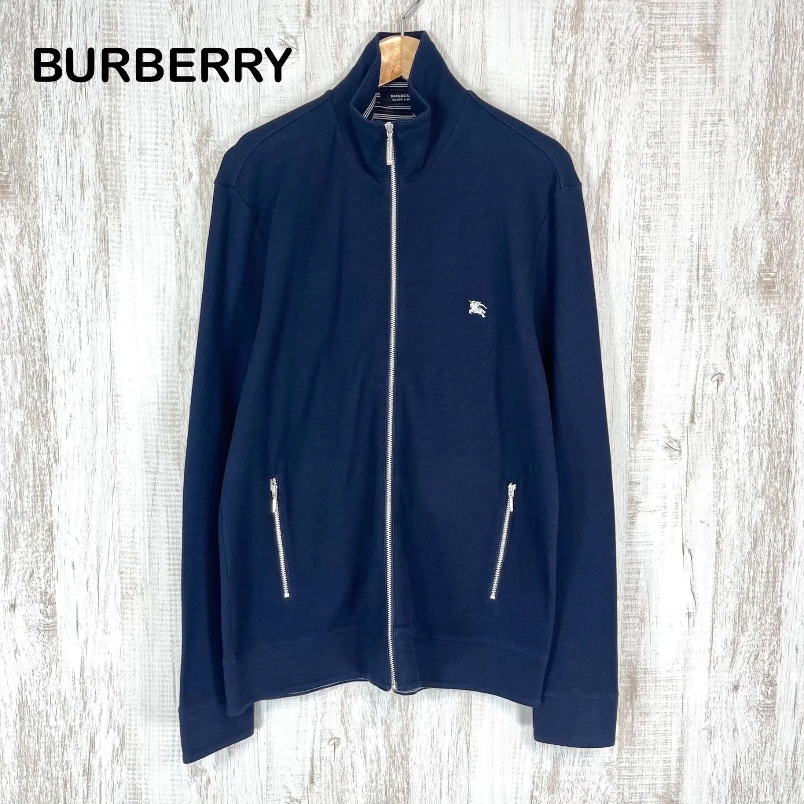 BURBERRY BLACK LABEL バーバリーブラックレーベル ホースロゴ刺繍