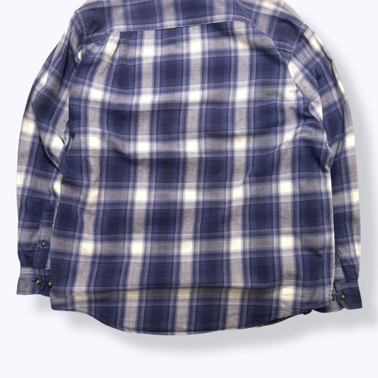 90s Eddie Bauer Shadow Check Shirts 【M】 90年代 エディーバウアー