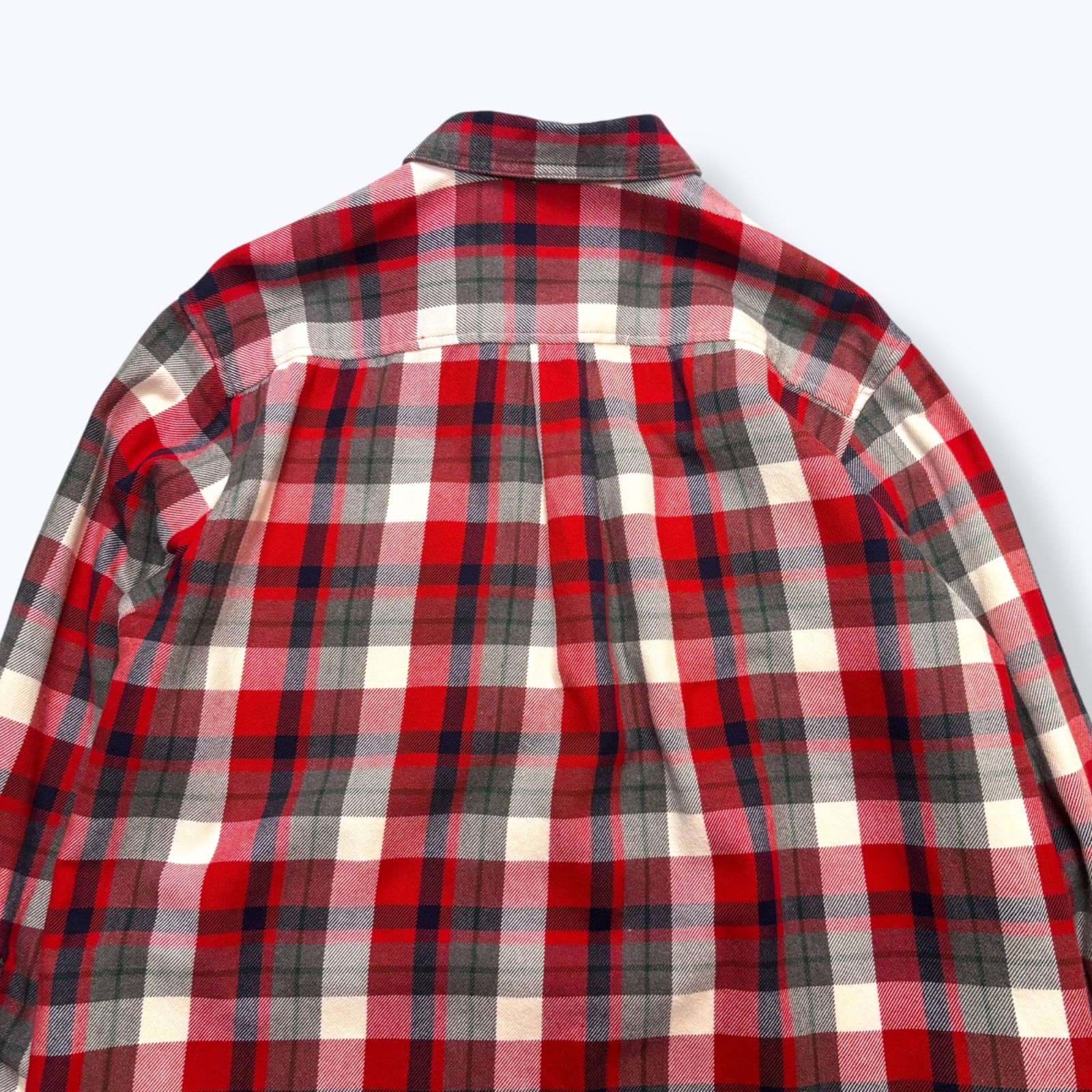 90s Eddie Bauer 良配色 チェック ハーフジップ シャツ 古着 90s Eddie Bauer Half Zip Check Shirts 90年代 エディーバウアー