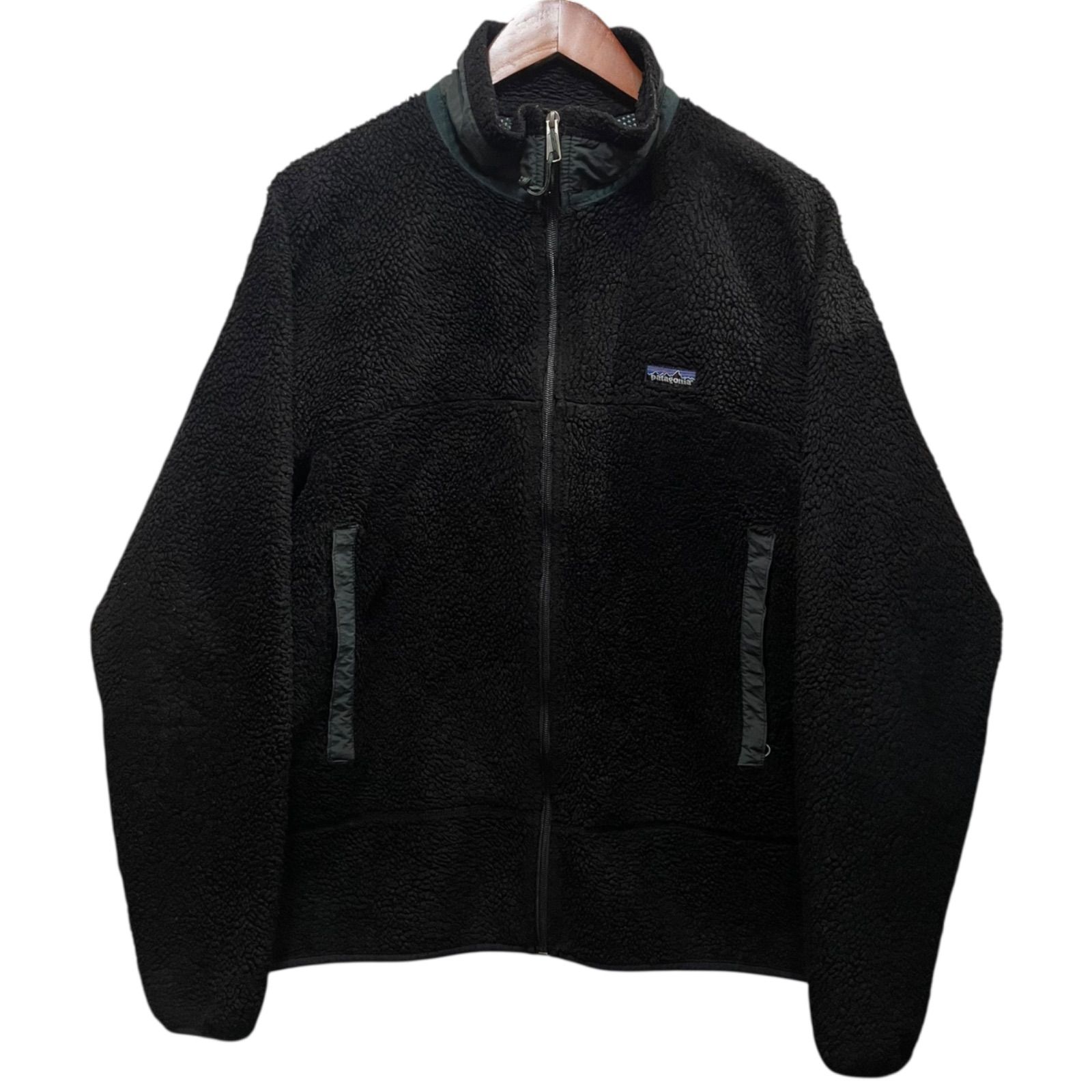 97s patagonia Retro-X Jacket 黒 L パタゴニア レトロX フリース