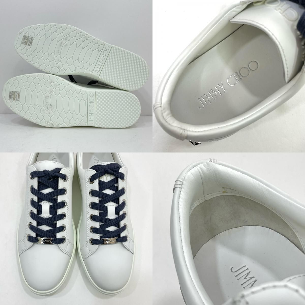 JIMMY CHOO | ジミーチュウ スタースタッズ スニーカー 靴 ホワイト 