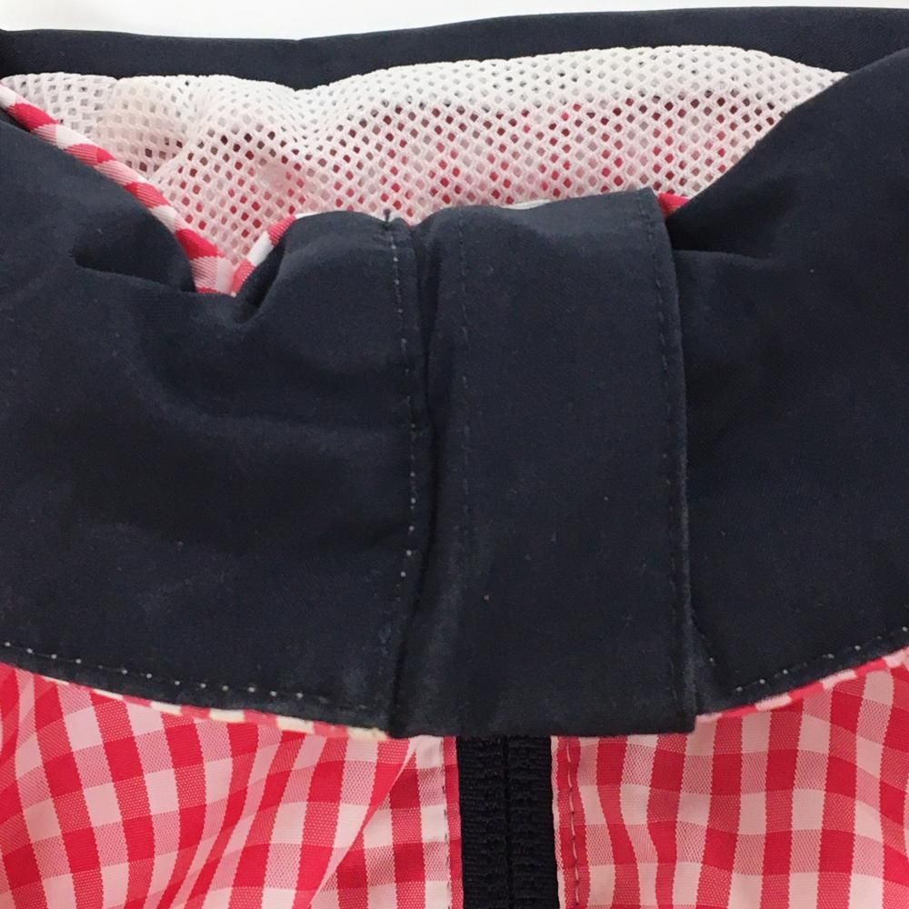 アディダス レインウェア(2WAYジャケット×パンツ) レッド×白 チェック