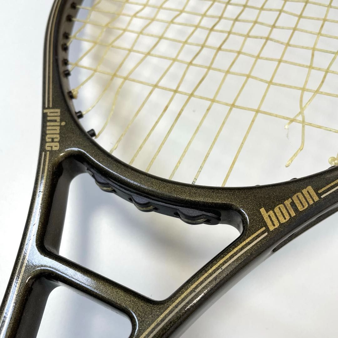 【希少・美品】プリンス　ボロン　テニスラケット ケース付き　ヴィンテージ 希少・美品】プリンス ボロン テニスラケット ケース付き ヴィンテージ