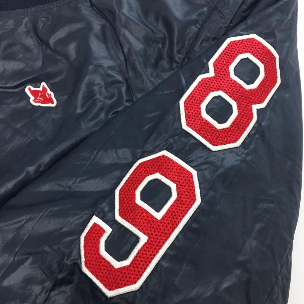 パーリーゲイツ 中綿リバーシブルスニード ネイビー 裏レッド 袖着脱可