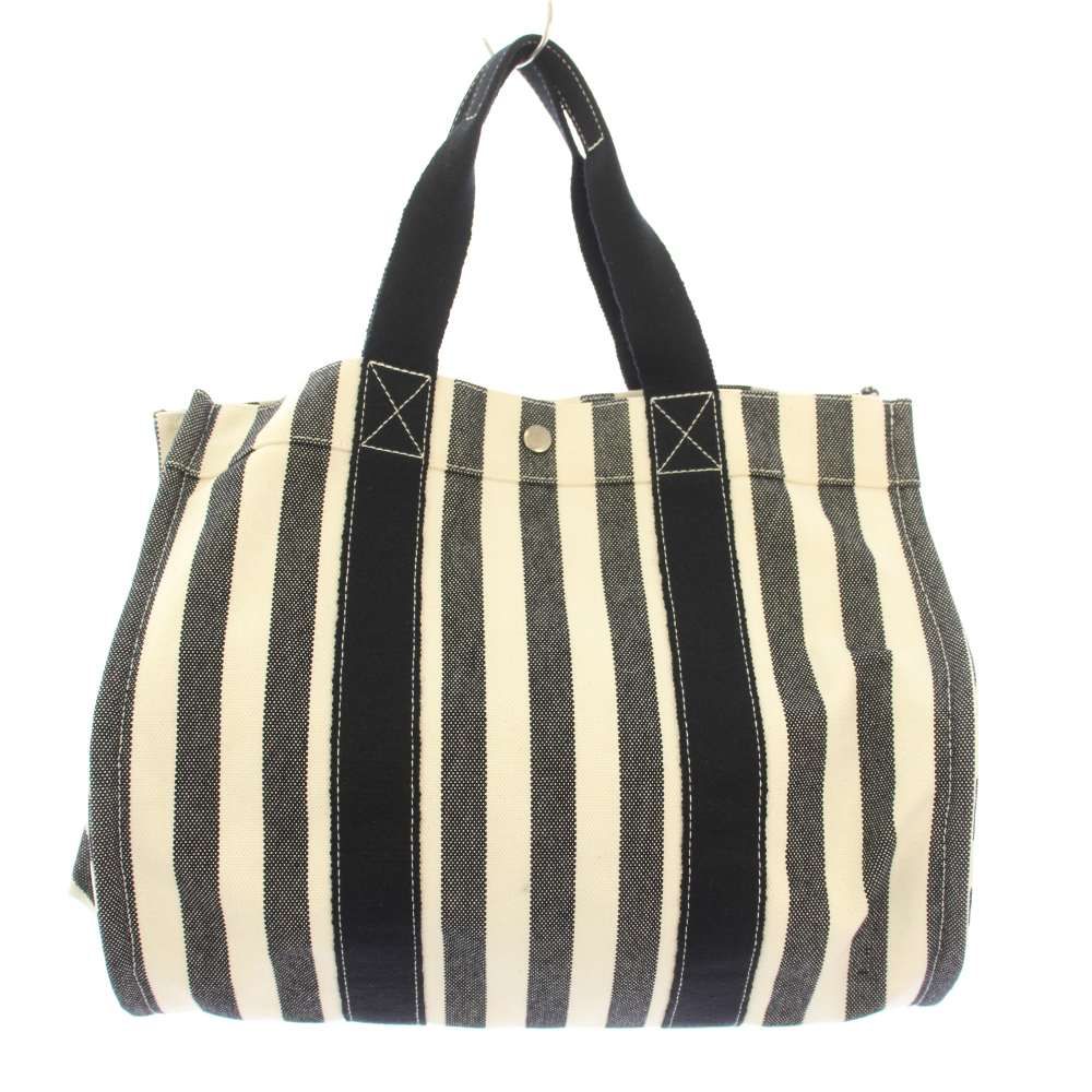 エルメスキャンバスストライプトートバッグ エルメス トートバッグ キャンバス ストライプ カンヌMM レディース