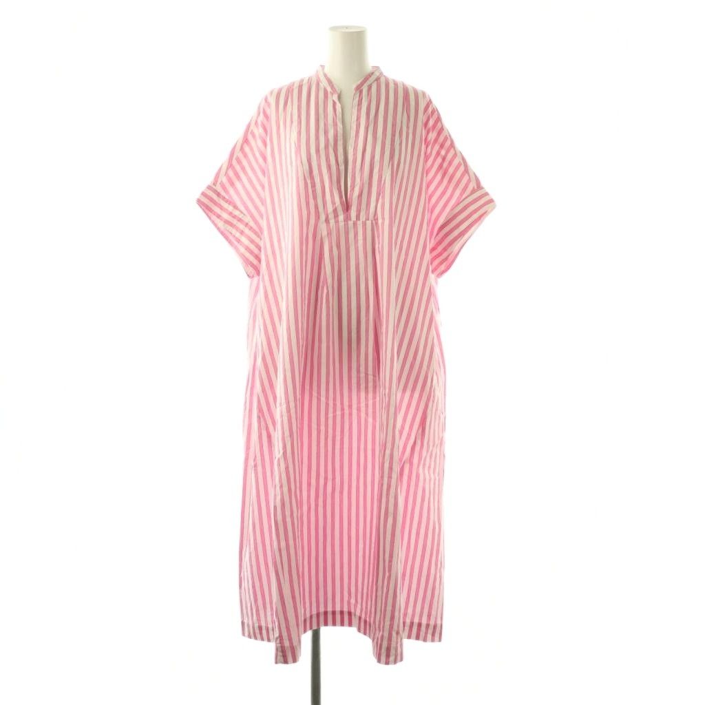 ヌキテパ NE QUITTEZ PAS! 24SS Poplin Stripe Big Shirts Dress