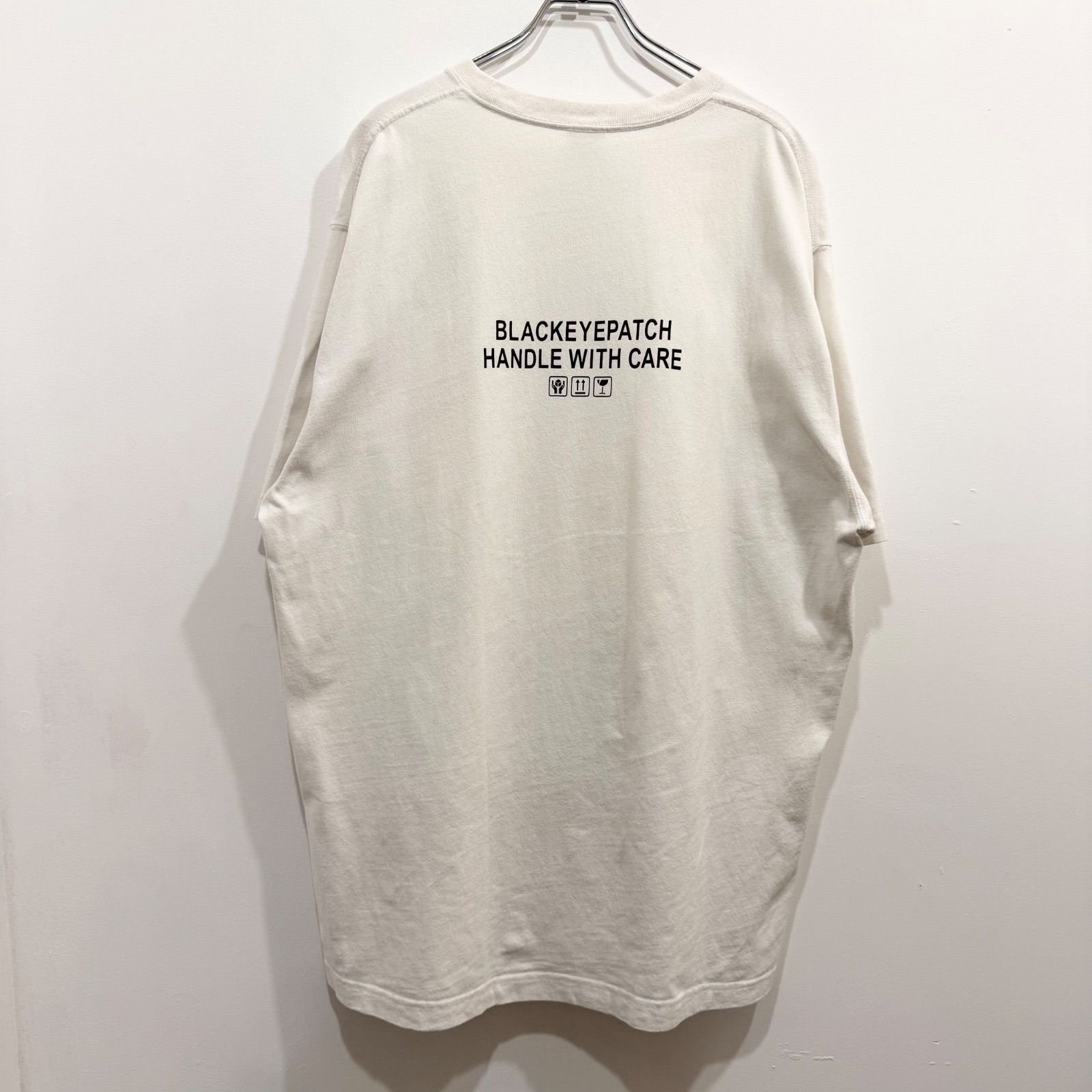 Black Eye Patch ブラックアイパッチ 半袖Tシャツ ホワイト 取扱注意 