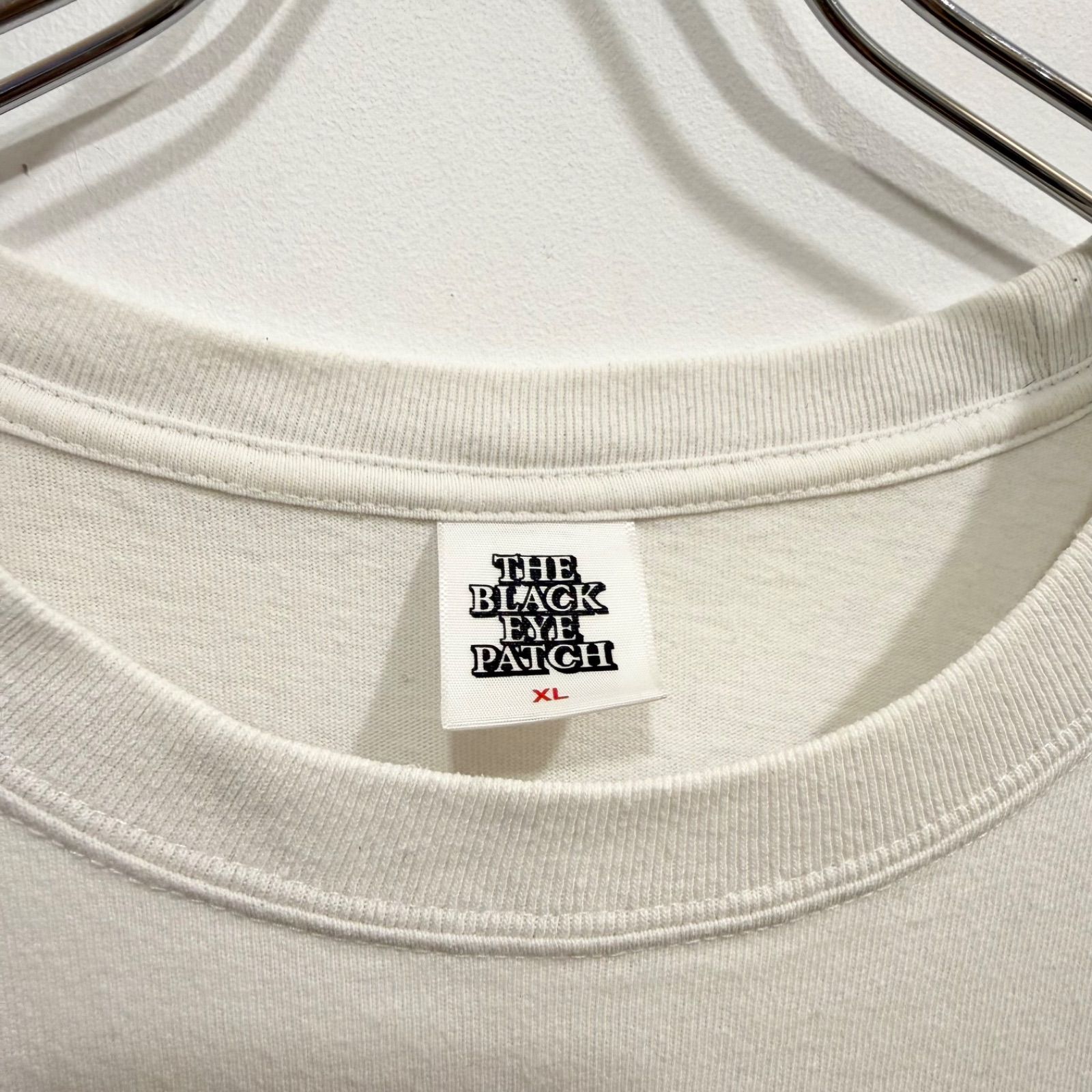 Black Eye Patch ブラックアイパッチ 半袖Tシャツ ホワイト 取扱注意 