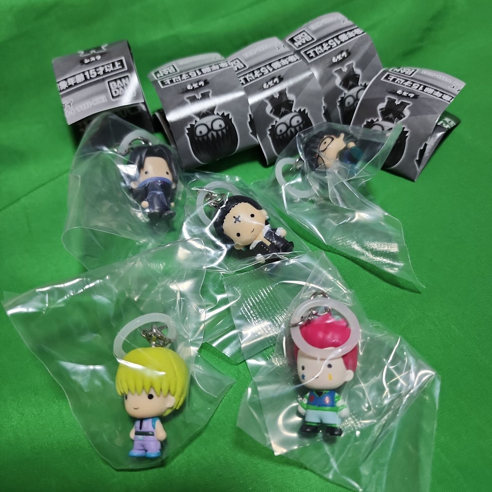 ③ 全5種 コンプ HUNTER×HUNTER めじるしアクセサリー ガチャ 幻影旅団