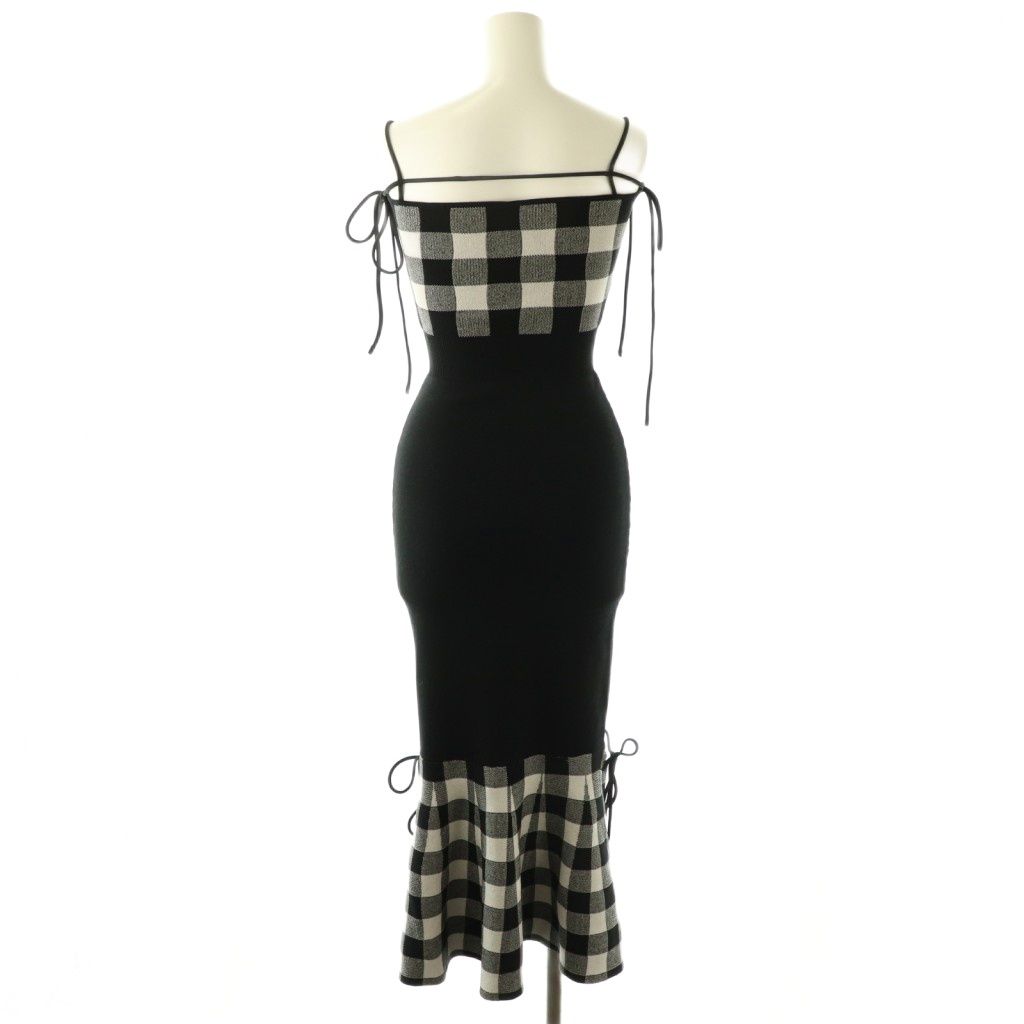 Randy Back open houndstooth ensemble ワンピ 【公式通販】