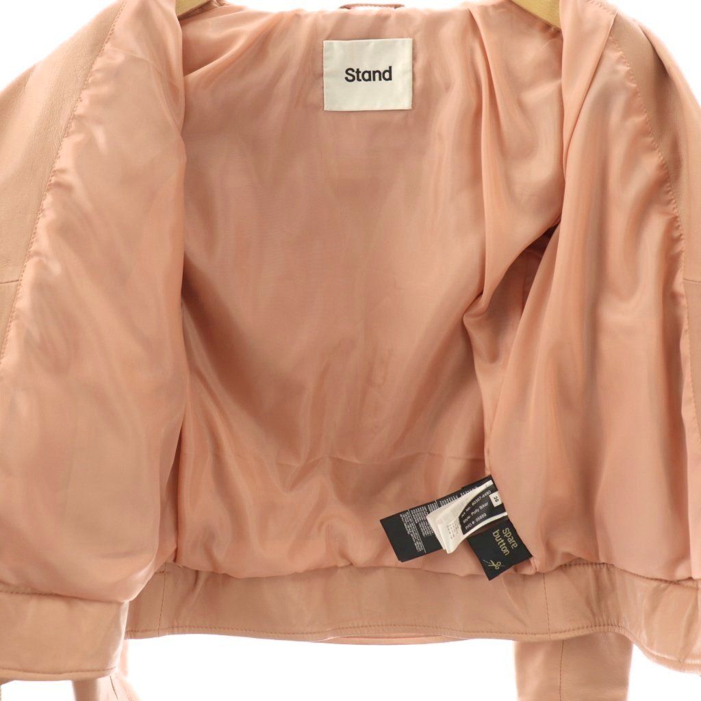 スタンド Stand ダブル ライダースジャケット レザージャケット 羊革