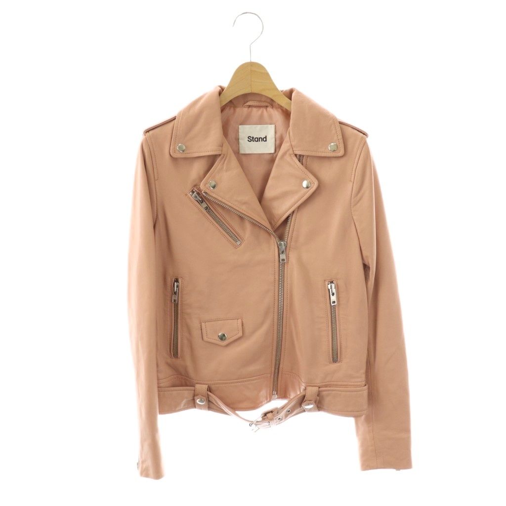 スタンド Stand ダブル ライダースジャケット レザージャケット 羊革