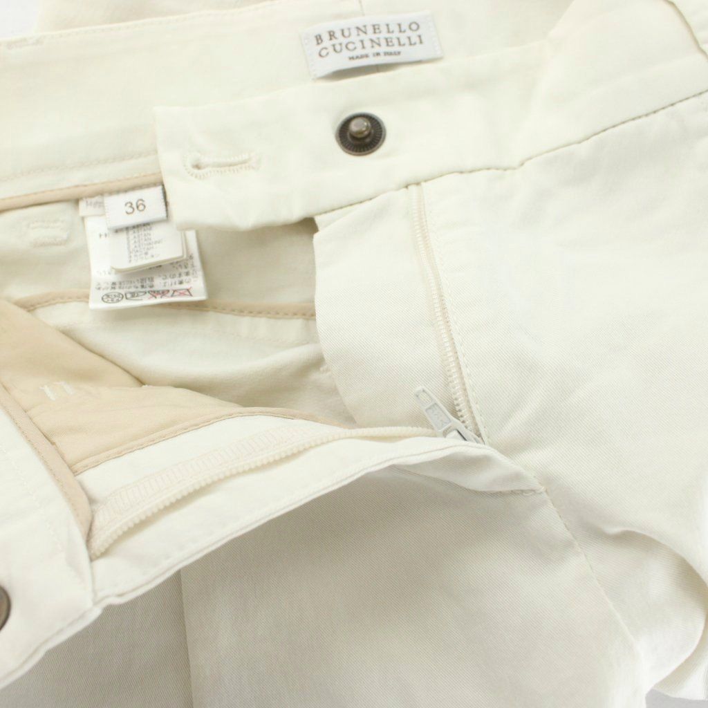 ブルネロクチネリ BRUNELLO CUCINELLI テーパードパンツ ジップフライ