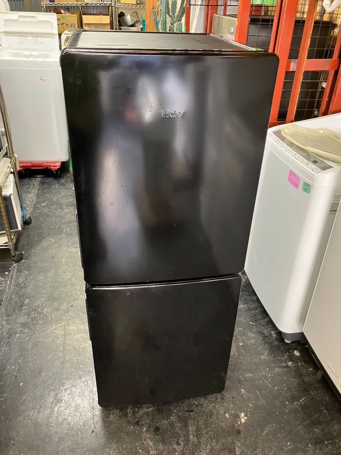 中古】大阪引取限定 Haier JR-NE148DK 冷蔵庫 148L 2023年製 - メルカリ