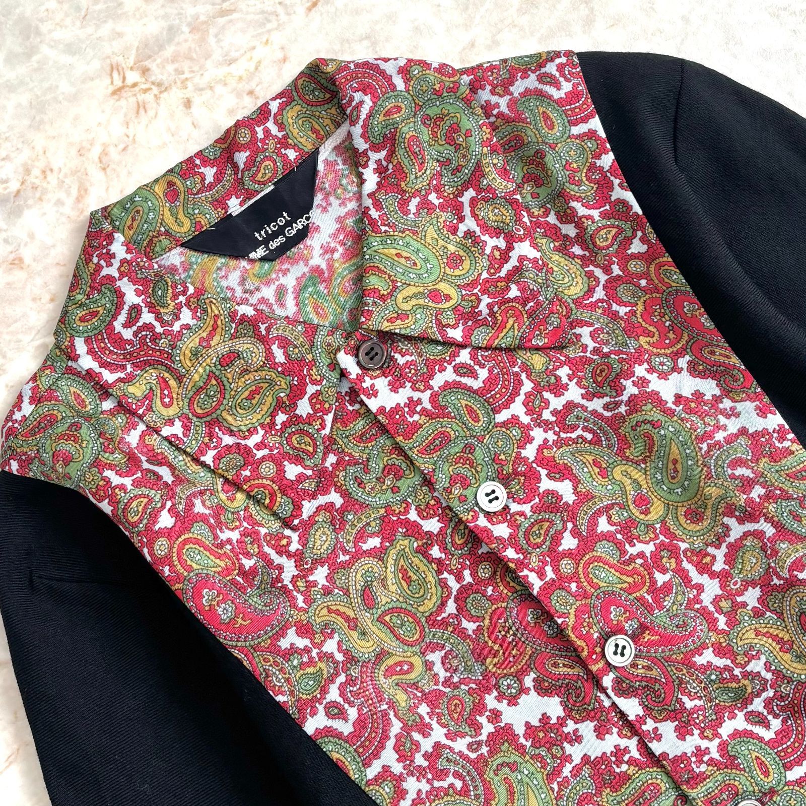 希少 1995年製 川久保玲期 コムデギャルソン アーカイブ ペイズリー