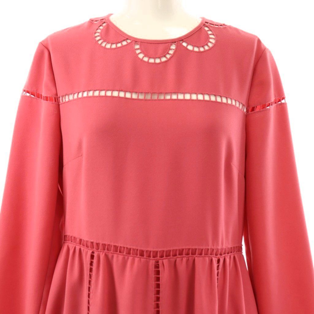 レッド ヴァレンティノ RED VALENTINO 長袖ワンピース ロング 38