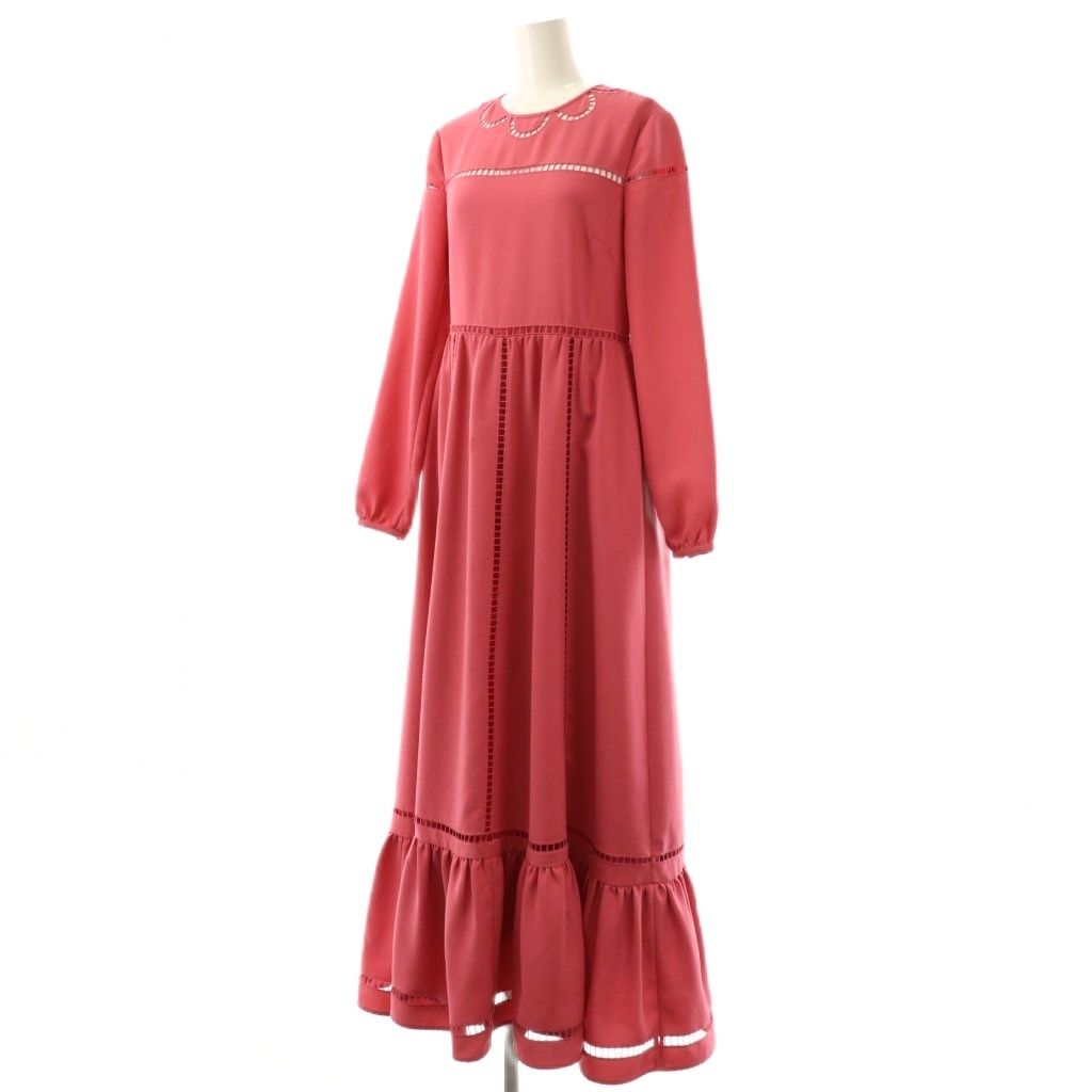 レッドヴァレンティノ　ワンピース レッド ヴァレンティノ RED VALENTINO 長袖ワンピース ロング 38