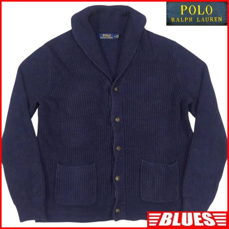 Polo Ralph Lauren ネイビー カーディガン M Polo Ralph Lauren ネイビー カーディガン Mサイズ