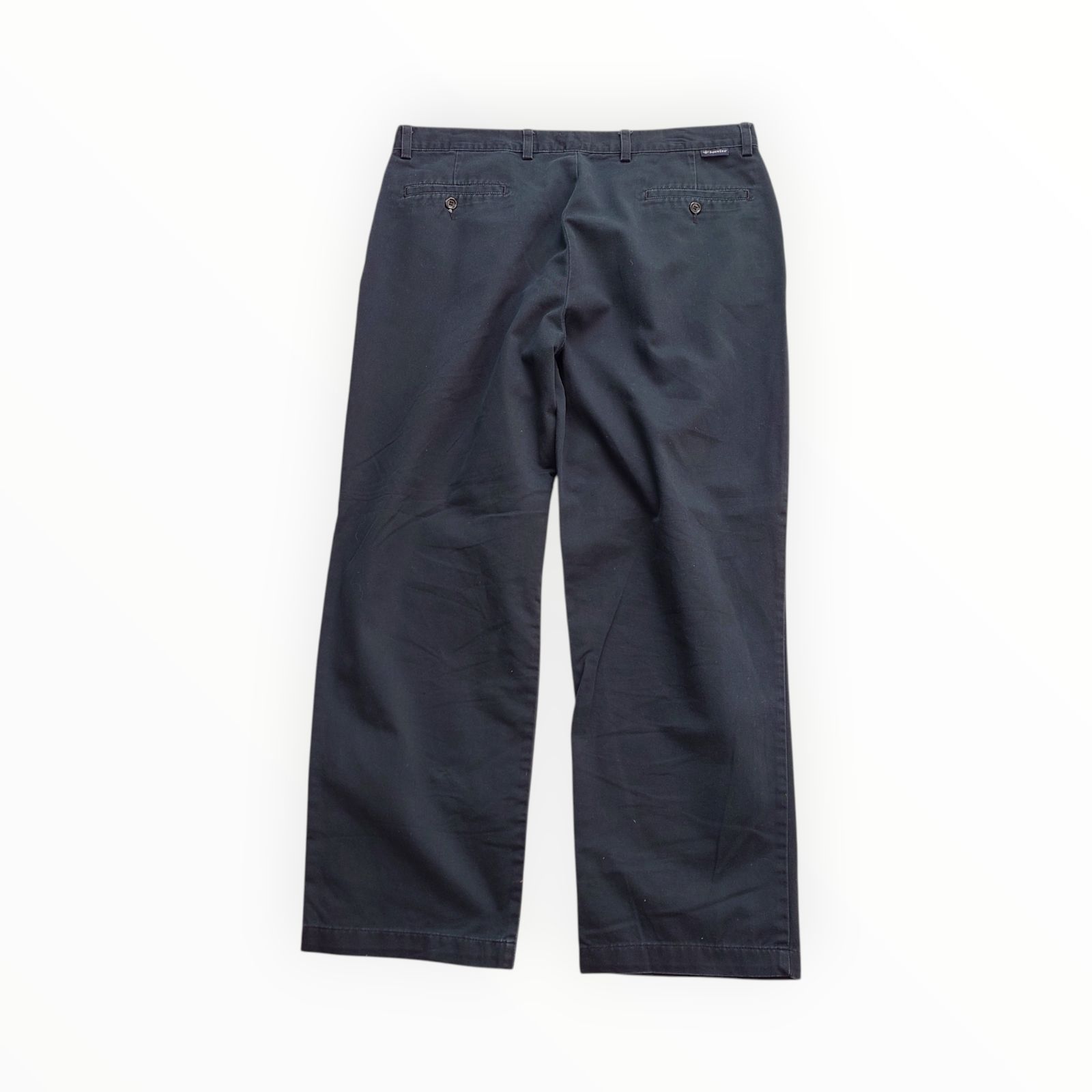 2002年製】DOCKERS ドッカーズ ツータック チノパン ブラックネイビー 