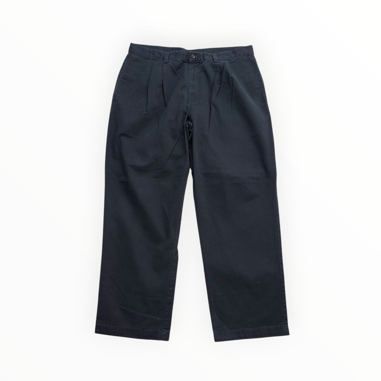2002年製】DOCKERS ドッカーズ ツータック チノパン ブラックネイビー