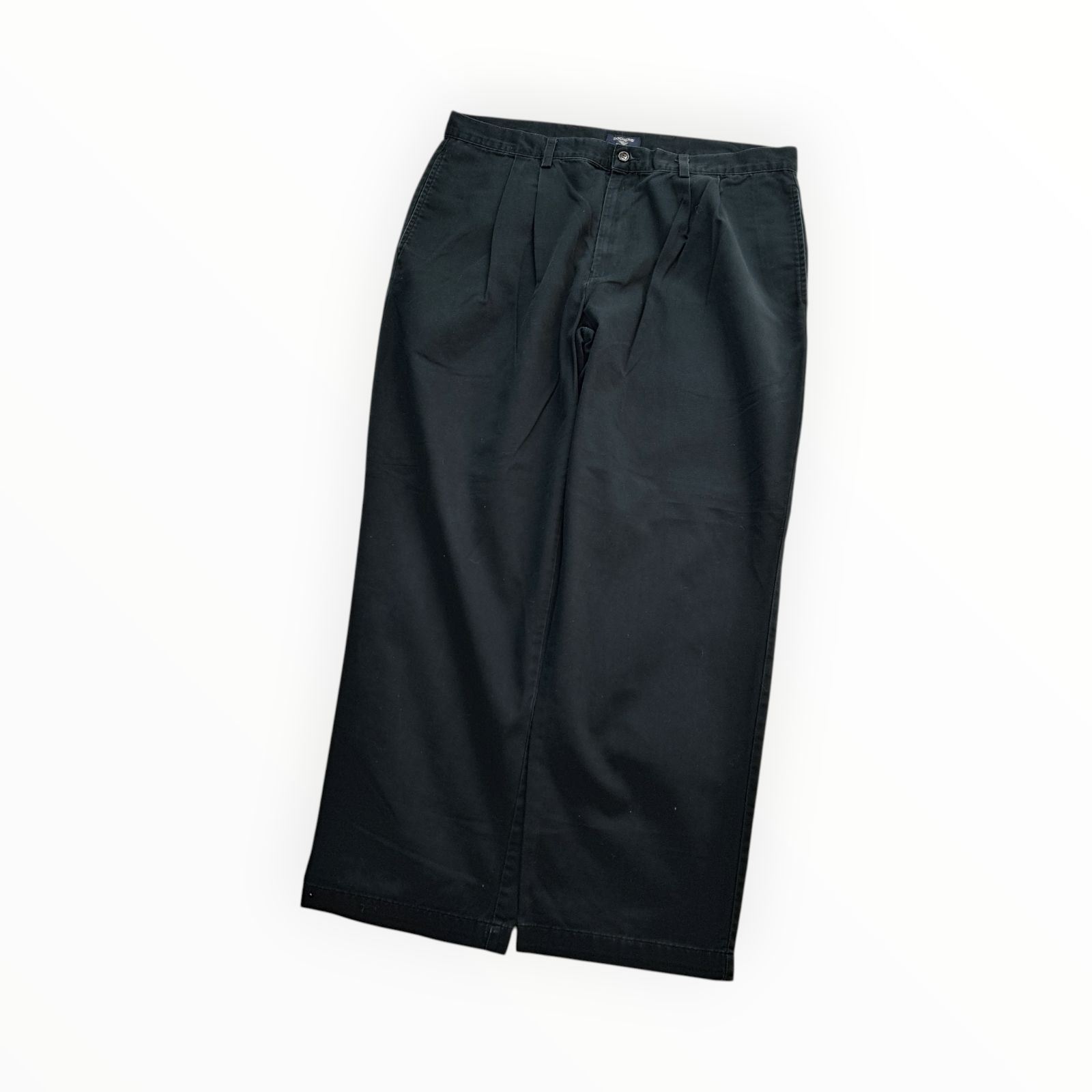 2002年製】DOCKERS ドッカーズ ツータック チノパン ブラックネイビー