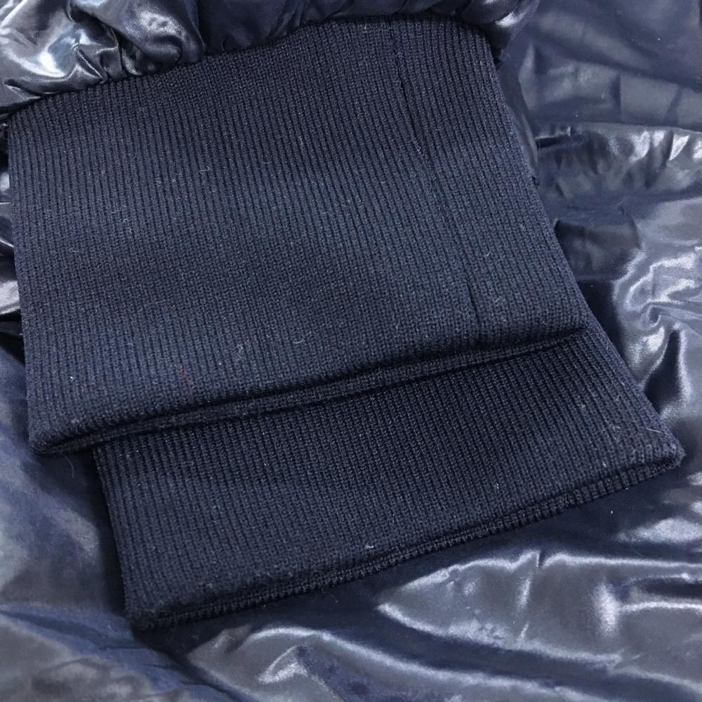 パーリーゲイツ 中綿リバーシブルスニード ネイビー×ピンク 袖着脱可