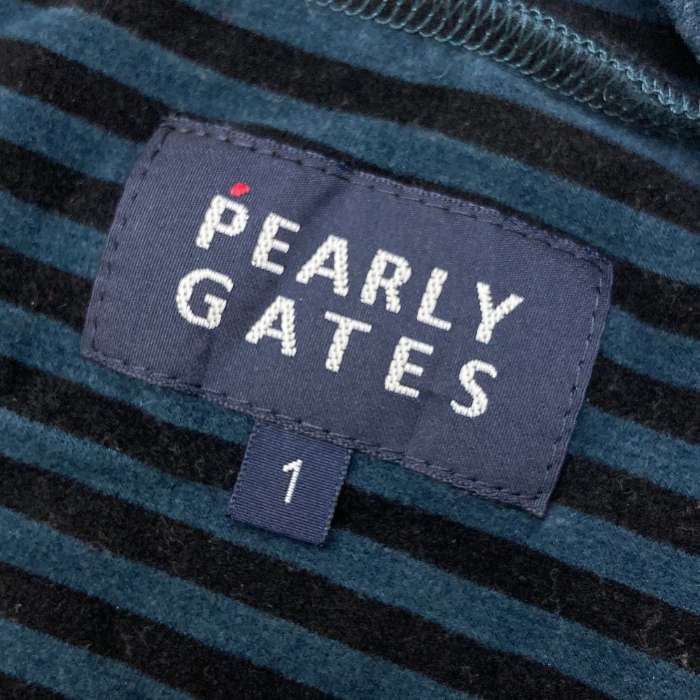 サイズ：1 PEARLY GATES パーリーゲイツ ハーフジップ 長袖Tシャツ