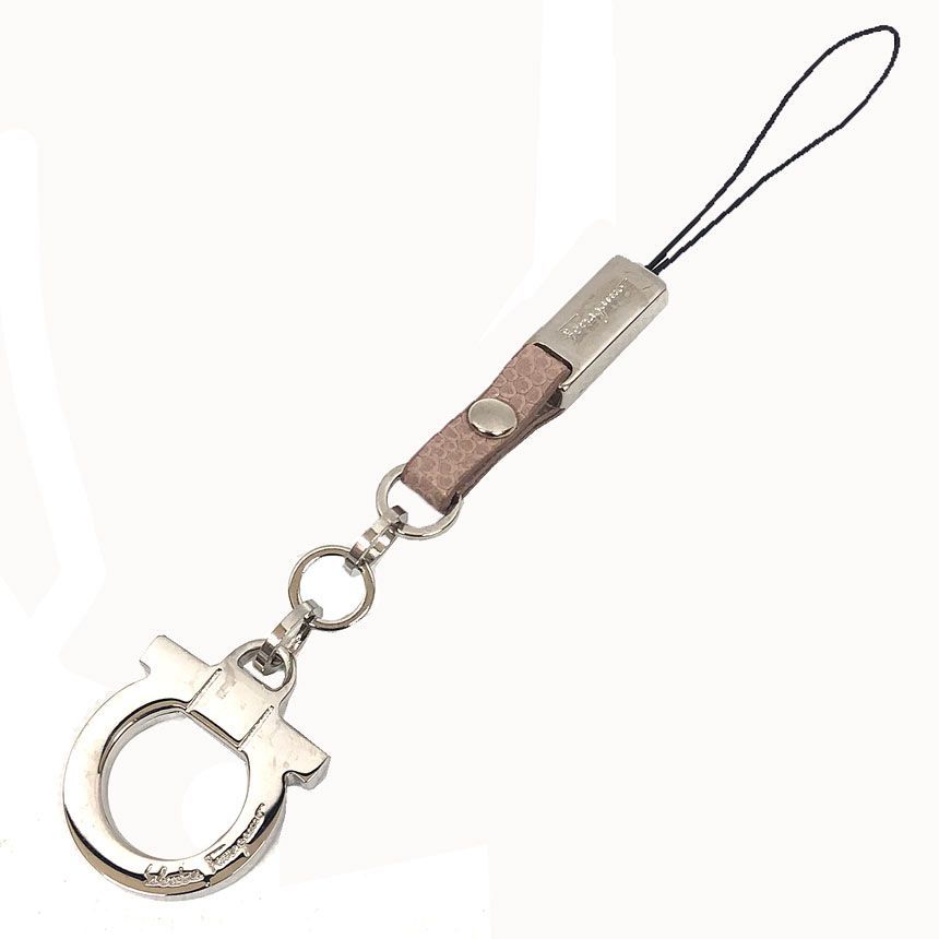 Salvatore Ferragamo フェラガモ ガンチーニ ストラップ シルバー