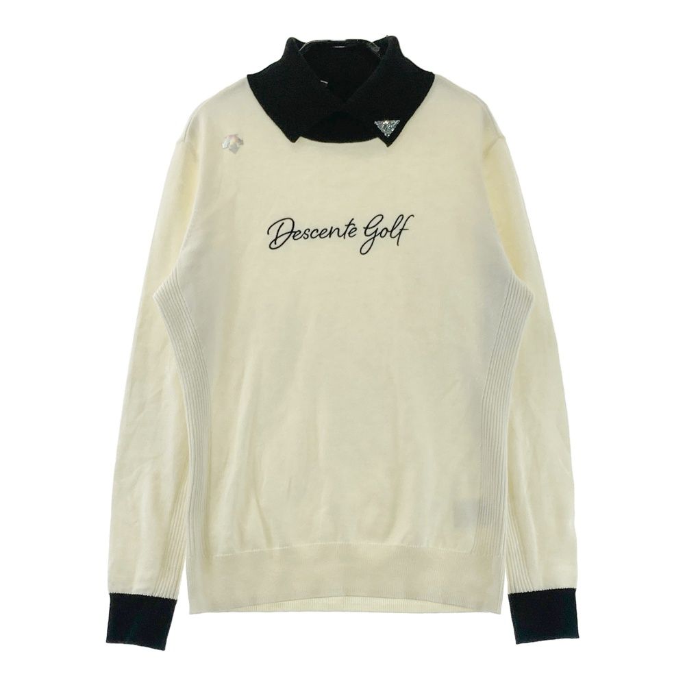 DESCENTE GOLF デサントゴルフウェア ハイネック ニットセーター　S サイズ：M DESCENTE GOLF デサントゴルフ タートルネック ニット