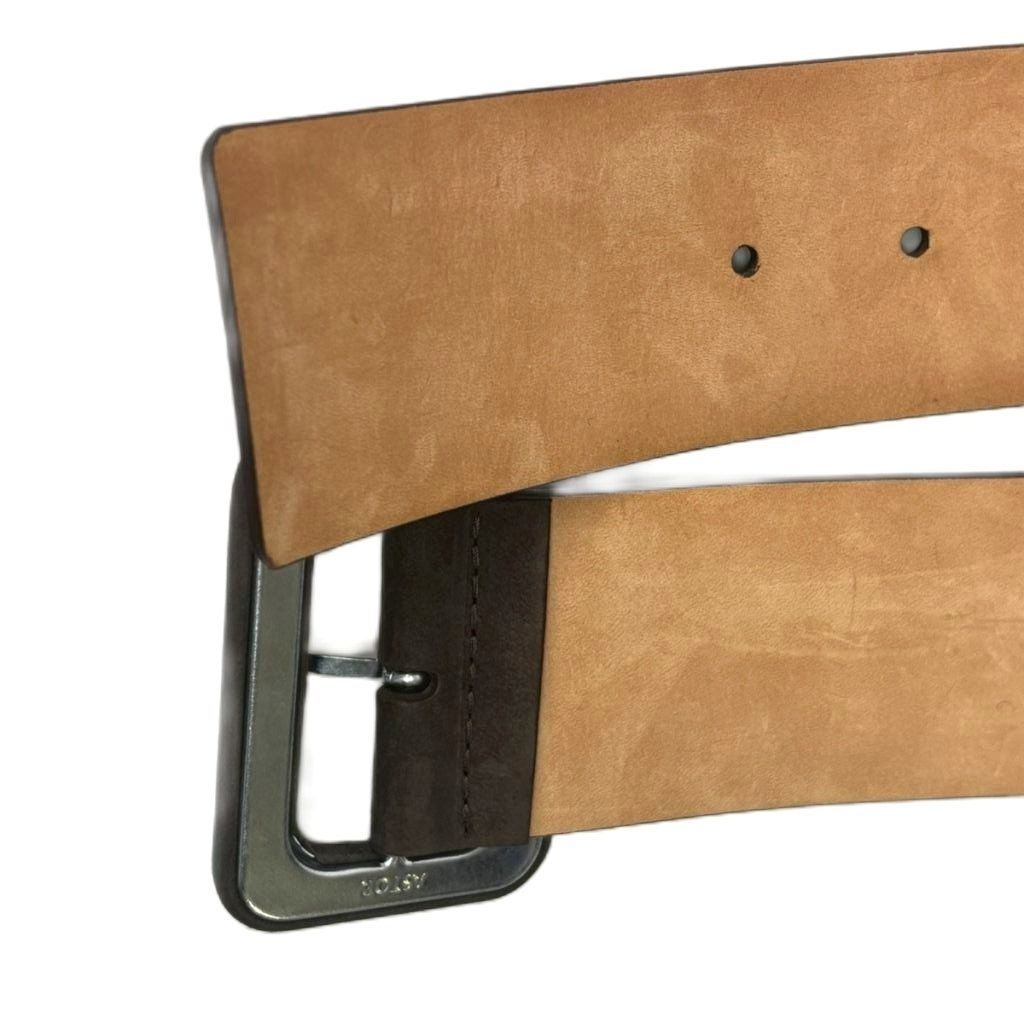 メゾンボワネ maison boinet ベルト レザー 30/75 茶 ブラウン □GY43
